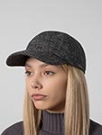 Бейсболка WIGENS арт. 120642 BASEBALL CLASSIC CAP (черный / серый)